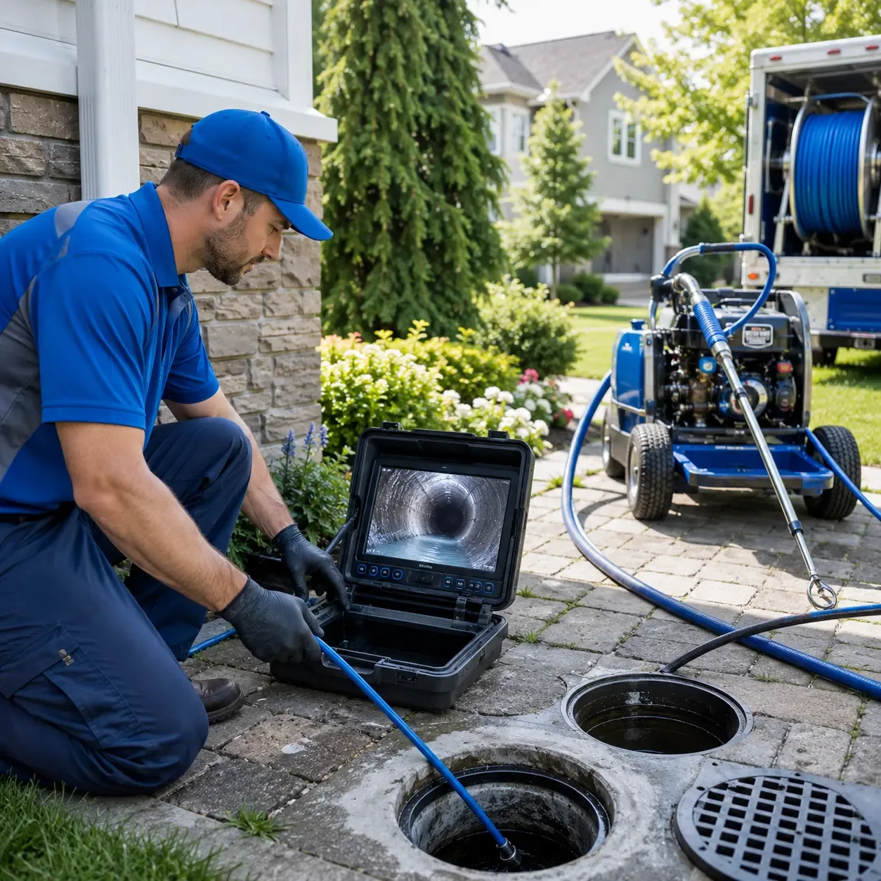 Outdoor drain cleaning professionals serving Frontenac, MN